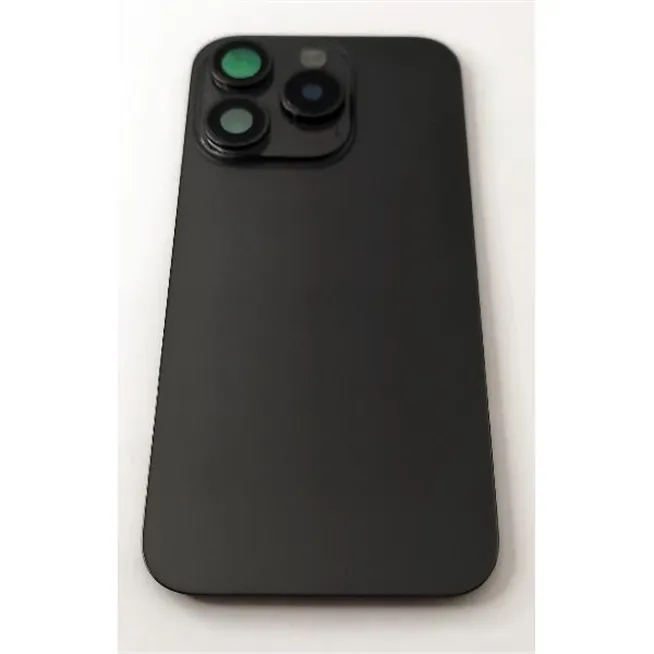 Tapa trasera o tapa bateria negra para iPhone 15 Pro
