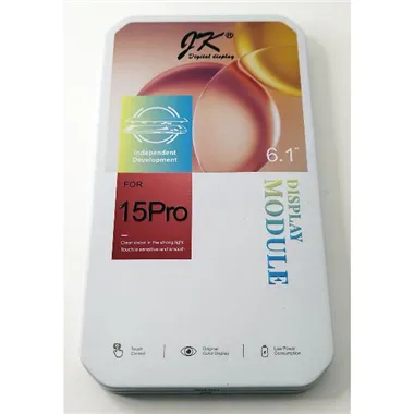 Pantalla LCD INCELL iPhone 15 Pro A2848 A3101 A3102 A3104 JK FHD mas tactil negro