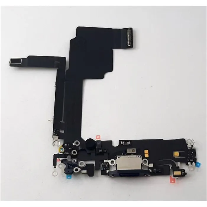 Flex puerto carga azul para IPhone 15 Pro A2848 A3101 A3102 A3104 calidad premium