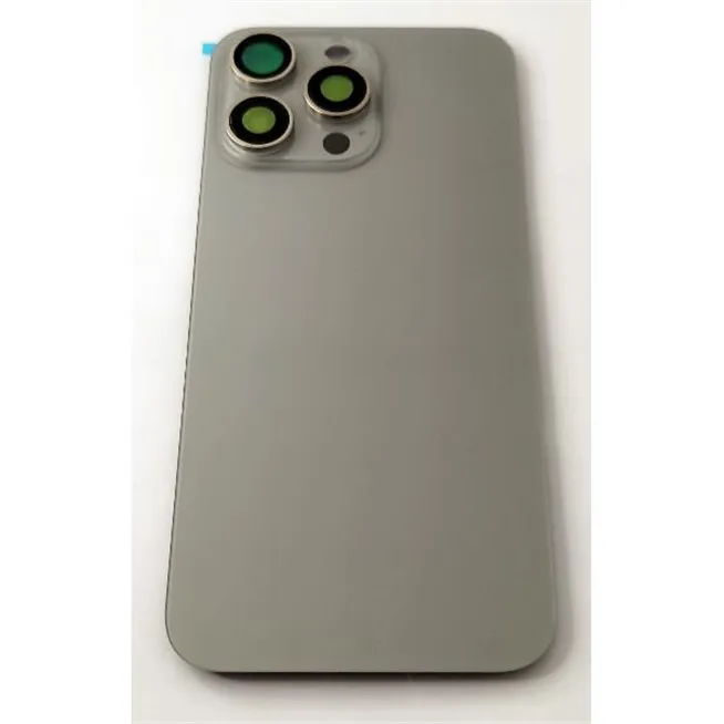 Tapa trasera o tapa bateria gris para iPhone 15 Pro Max