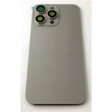 Tapa trasera o tapa bateria gris para iPhone 15 Pro Max
