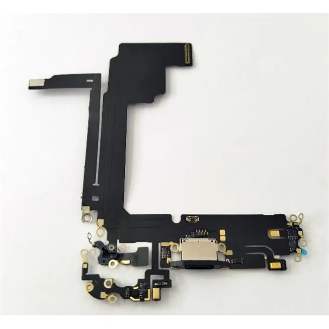 Flex puerto de carga negro para Iphone 15 Pro Max compatible