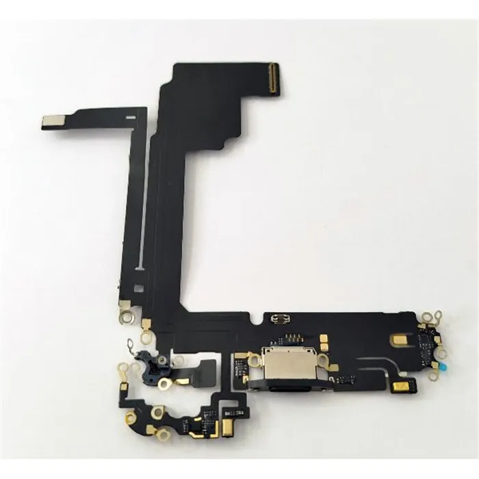 Flex puerto de carga negro para Iphone 15 Pro Max compatible