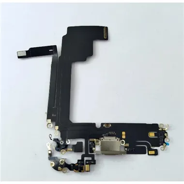 Flex puerto de carga gris para Iphone 15 Pro Max compatible
