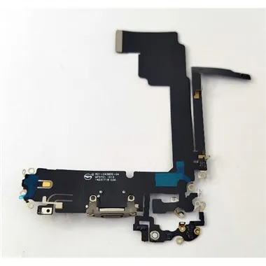 Flex puerto de carga gris para Iphone 15 Pro Max compatible