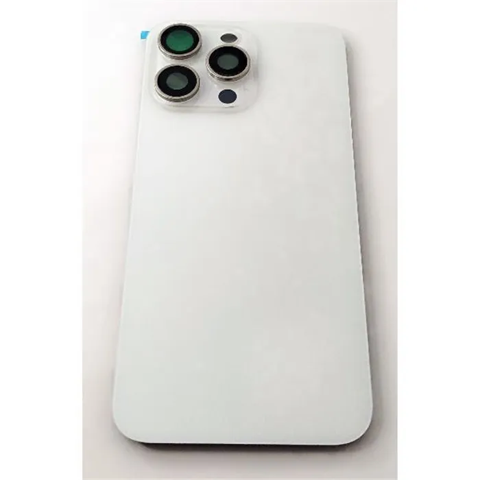 Tapa trasera o tapa bateria blanca para iPhone 15 Pro Max