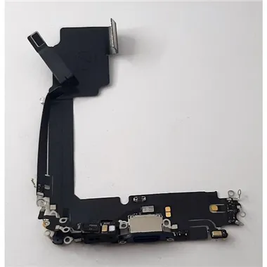 Flex puerto carga azul para IPhone 15 Pro Max A2849 A3106 A3105 A3108 calidad premium