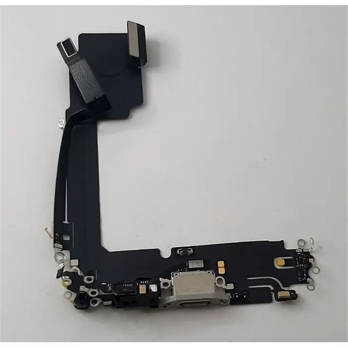 Flex puerto carga blanco para IPhone 15 Pro Max A2849 A3106 A3105 A3108 calidad premium