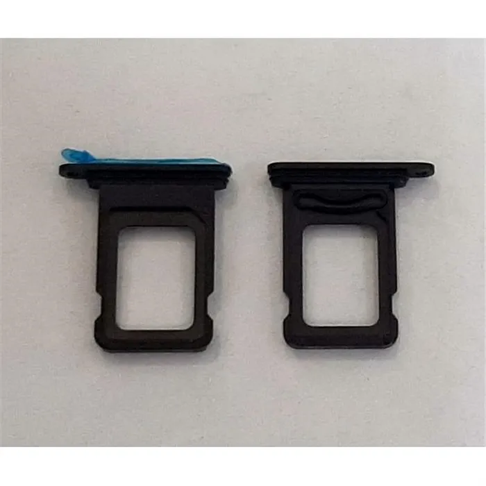 Soporte o bandeja dual sim azul para IPhone 15 Pro IPhone 15 Pro Max calidad premium