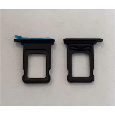Soporte o bandeja dual sim azul para IPhone 15 Pro IPhone 15 Pro Max calidad premium