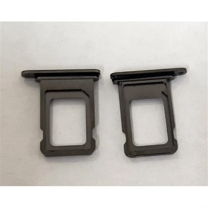 Soporte o bandeja dual sim azul para IPhone 15 Pro IPhone 15 Pro Max calidad premium
