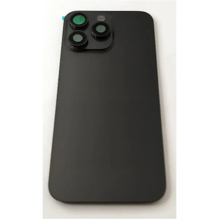 Tapa trasera o tapa bateria negra para iPhone 15 Pro Max