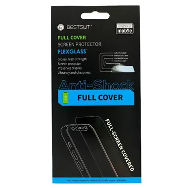 Protector hidrogel Bestsuit flexible 5D negro para IPhone 15 Pro Max A2849 A3106 A3105 A3108