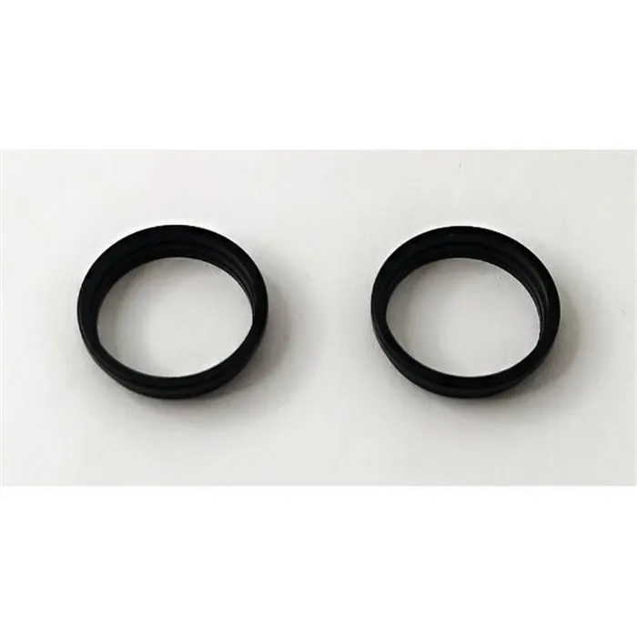 Set de 2 anillos de camara negros para iPhone 16 A3287 A3081 A3286 A3288 16 Plus A3290 A3082 A3289 A3291 premium