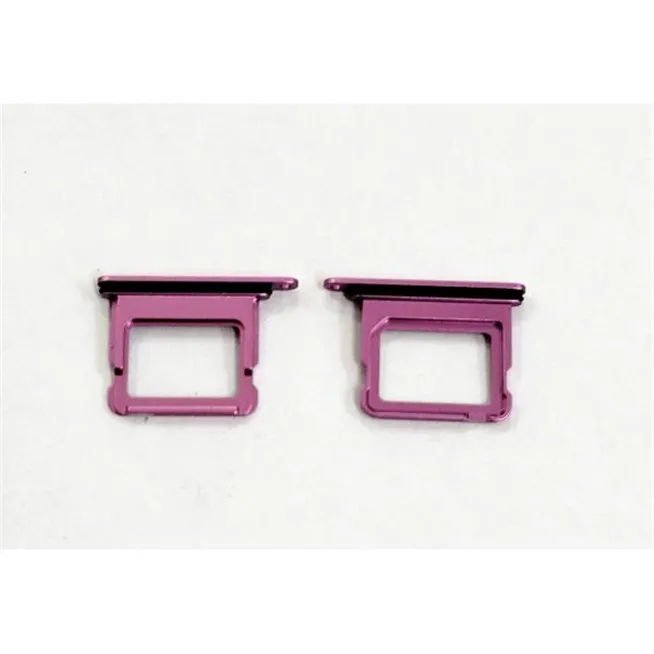 Soporte o bandeja sim rosa Dual sim para iPhone 16 A3287 A3081 A3286 A3288 16 Plus A3290 A3082 A3289 A3291 