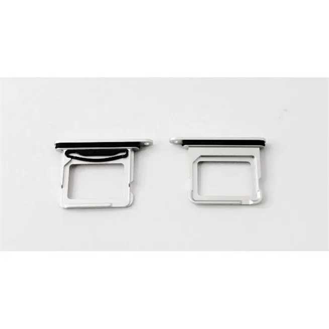 Soporte o bandeja sim blanca Dual sim para iPhone 16 A3287 A3081 A3286 A3288 16 Plus A3290 A3082 A3289 A3291