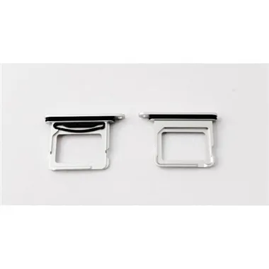 Soporte o bandeja sim blanca Dual sim para iPhone 16 A3287 A3081 A3286 A3288 16 Plus A3290 A3082 A3289 A3291