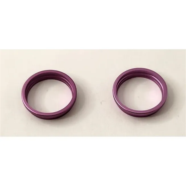 Set 2 anillos camara rosa para iPhone 16 A3287 A3081 A3286 A3288 16 Plus A3290 A3082 A3289 A3291 calidad premium