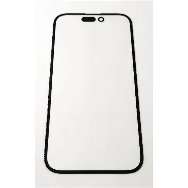 Cristal negro con lamina OCA para Iphone 16 A3287 A3081 A3286 A3288 calidad premium