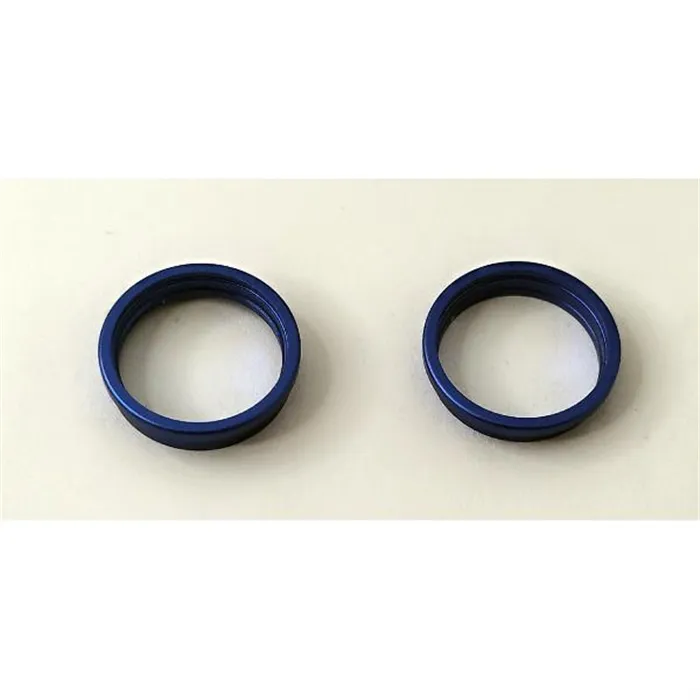 Set 2 anillos de camara azules para iPhone 16 A3287 A3081 A3286 A3288 16 Plus A3290 A3082 A3289 A3291 premium