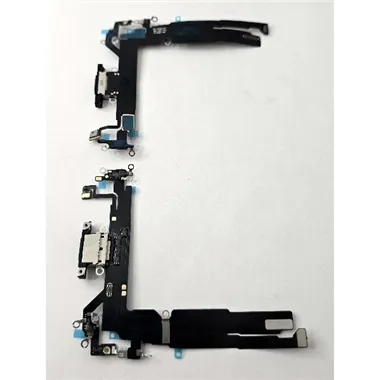 Flex puerto de carga negro para iPhone 16 A3287 A3081 A3286 A3288 compatible