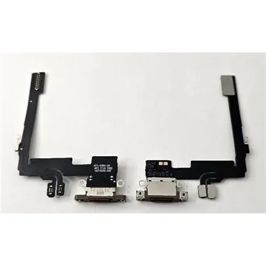 Flex puerto de carga dorado para iPhone 16 Pro A3290 A3082 A3289 A3291 compatible