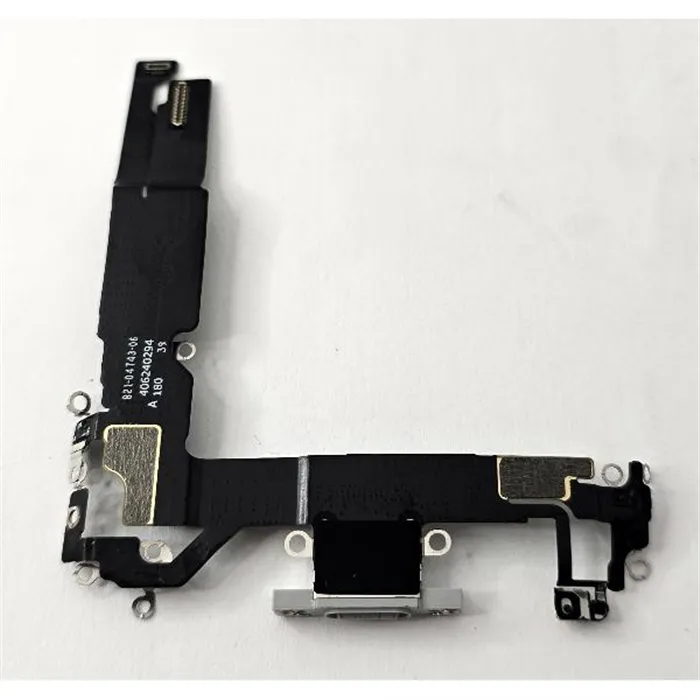 Flex puerto de carga blanco para iPhone 16 A3287 A3081 A3286 A3288 calidad premium