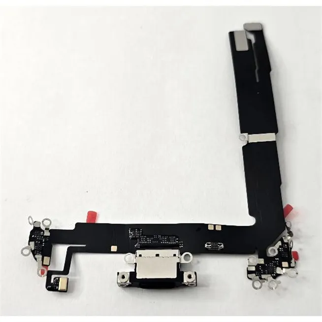 Flex puerto de carga negro para iPhone 16 Plus A3290 A3082 A3289 A3291 compatible
