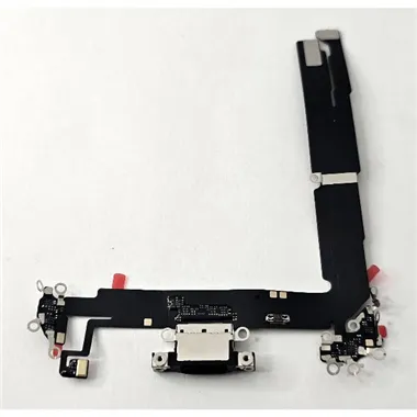 Flex puerto de carga negro para iPhone 16 Plus A3290 A3082 A3289 A3291 compatible
