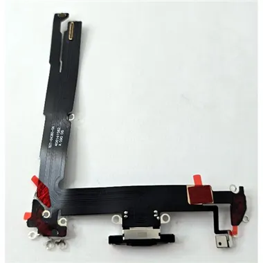 Flex puerto de carga negro para iPhone 16 Plus A3290 A3082 A3289 A3291 compatible