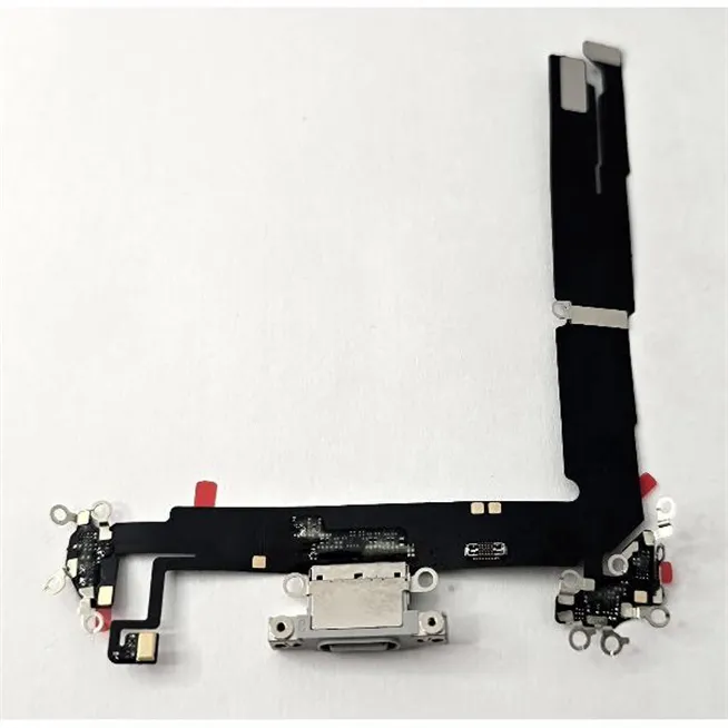 Flex puerto de carga blanco para iPhone 16 Plus A3290 A3082 A3289 A3291 compatible