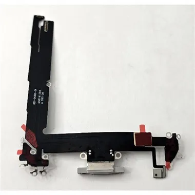 Flex puerto de carga blanco para iPhone 16 Plus A3290 A3082 A3289 A3291 compatible