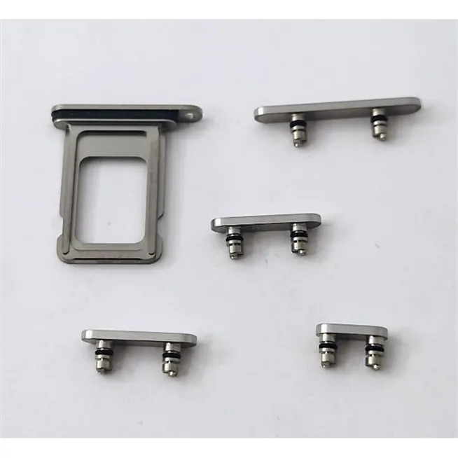 Soporte sim y botones grises para iPhone 16 Pro A3293 A3083 A3292 A3294 16 Pro Max  A3296 A3084 A3295 A3297