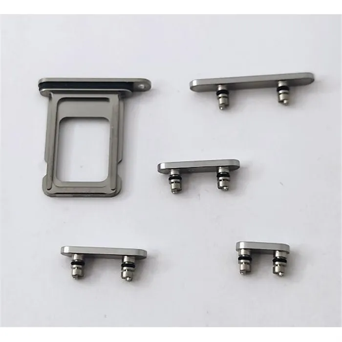 Soporte sim y botones grises para iPhone 16 Pro A3293 A3083 A3292 A3294 16 Pro Max  A3296 A3084 A3295 A3297