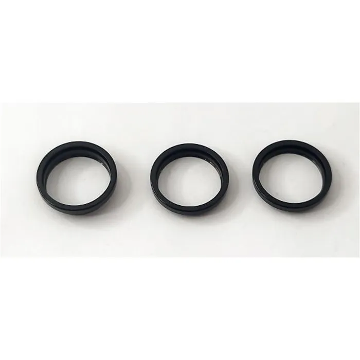 Set 3 anillos de camara negros para iPhone 16 Pro A3293 A3083 A3292 A3294 16 Pro Max A3296 A3084 A3295 A3297