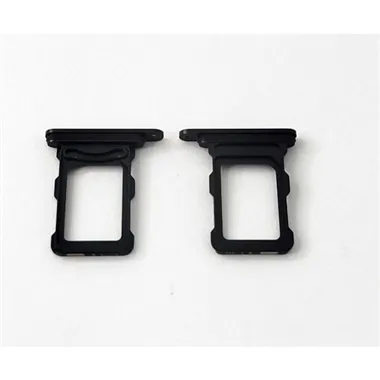 Bandeja sim negra Dual sim para iPhone 16 Pro A3293 A3083 A3292 A3294 iPhone 16 Pro Max A3296 A3084 A3295 A3297 