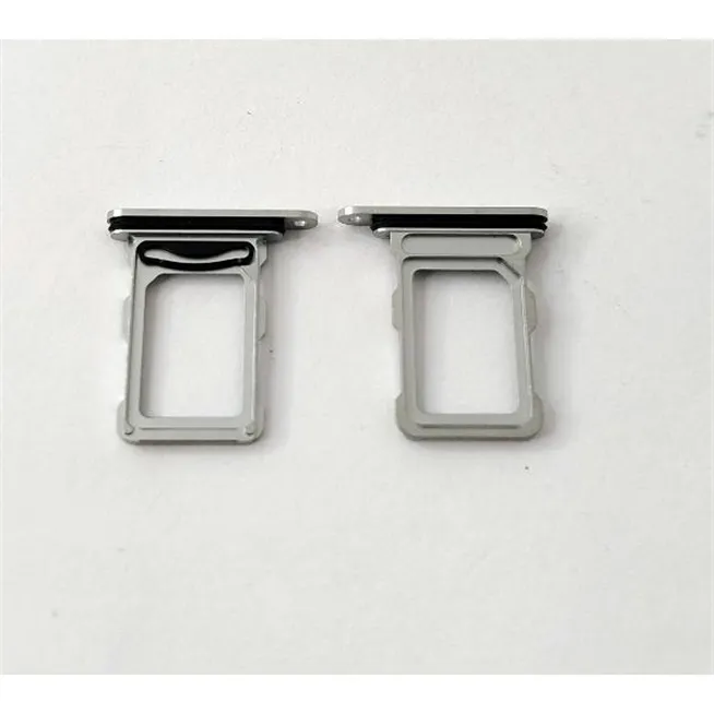 Soporte sim blanca Dual sim para iPhone 16 Pro A3293 A3083 A3292 A3294 16 Pro Max A3296 A3084 A3295 A3297