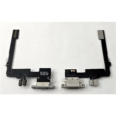 Flex puerto de carga blanco para iPhone 16 Pro A3293 A3083 A3292 A3294 compatible