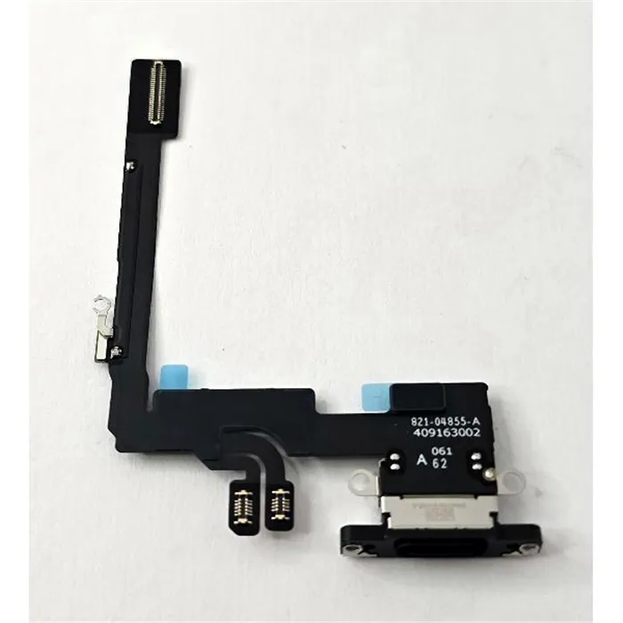 Flex puerto de carga negro para iPhone 16 Pro A3293 A3083 A3292 A3294 calidad premium