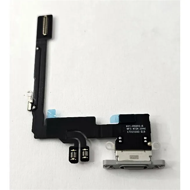Flex puerto de carga blanco para iPhone 16 Pro A3293 A3083 A3292 A3294 calidad premium