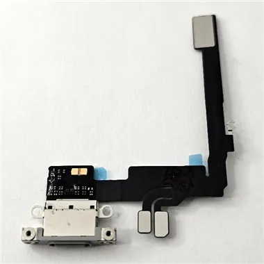 Flex puerto de carga blanco para iPhone 16 Pro A3293 A3083 A3292 A3294 calidad premium