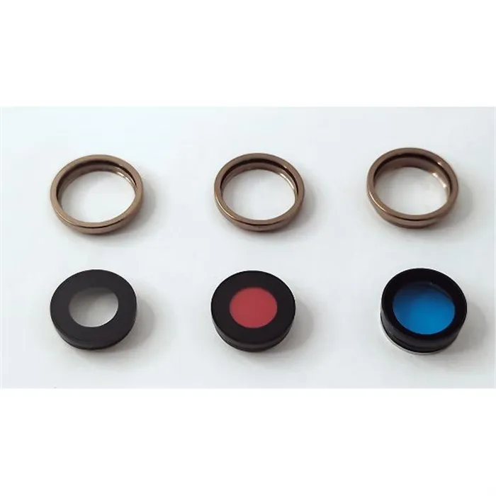 Set 3 cristales de camara marco dorado para iPhone 16 Pro A3293 A3083 A3292 A3294 Pro Max A3296 A3084 A3295 A3297