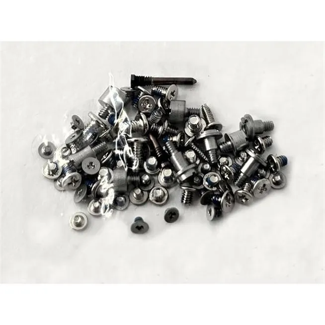 Set de tornillos dorados para iPhone 16 Pro Max A3296 A3084 A3295 A3297 calidad premium