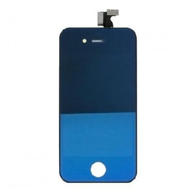 iPhone 4 lcd completo efecto espejo azul