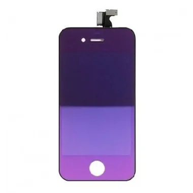 iPhone 4 lcd completo efecto espejo lila