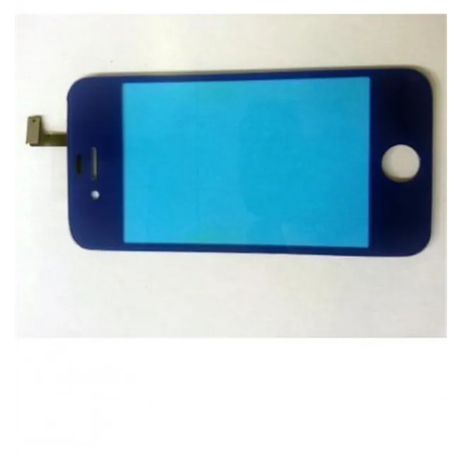 iPhone 4 4S Cristal + Digitalizador azul marino