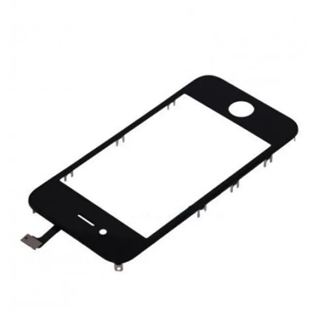 iPhone 4 Cristal + Digitalizador negro + Marco