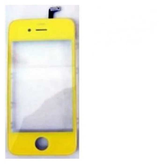 iPhone 4 4s pantalla táctil amarillo