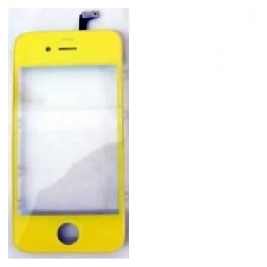iPhone 4 4s pantalla táctil amarillo