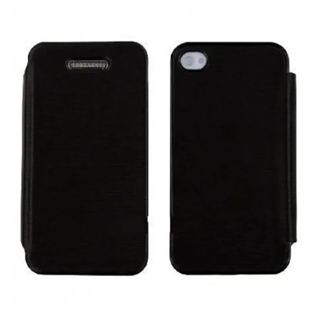 iPhone 4 4S Techno flip cover negro Premium designed by Mer